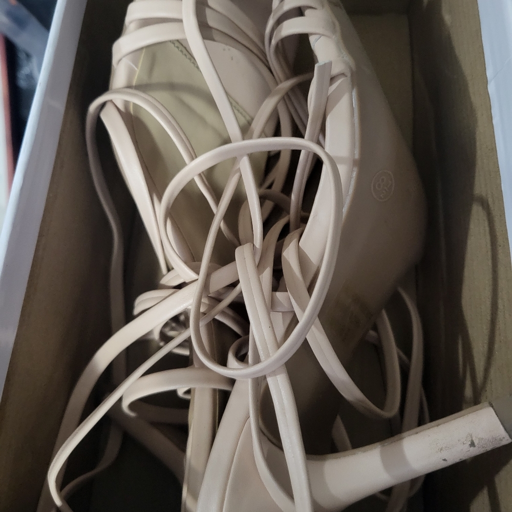 Various heels and sandals
